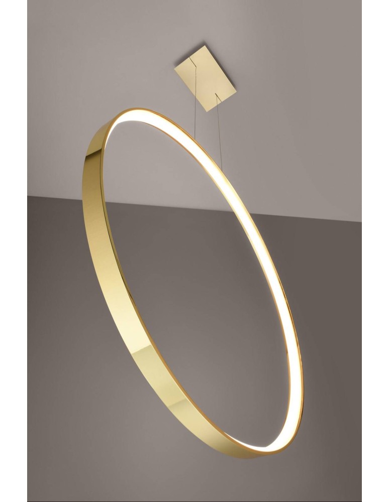 Pendant lamps circles - Thoro RIO 78 pendant lamp gold gloss LED 3000K TH.248 - product kolory-swiatla.pl 5