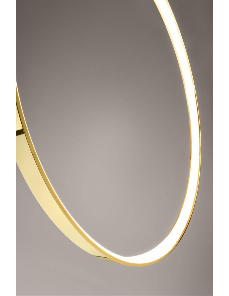 Pendant lamps circles - Thoro RIO 78 pendant lamp gold gloss LED 3000K TH.248 - product kolory-swiatla.pl 7