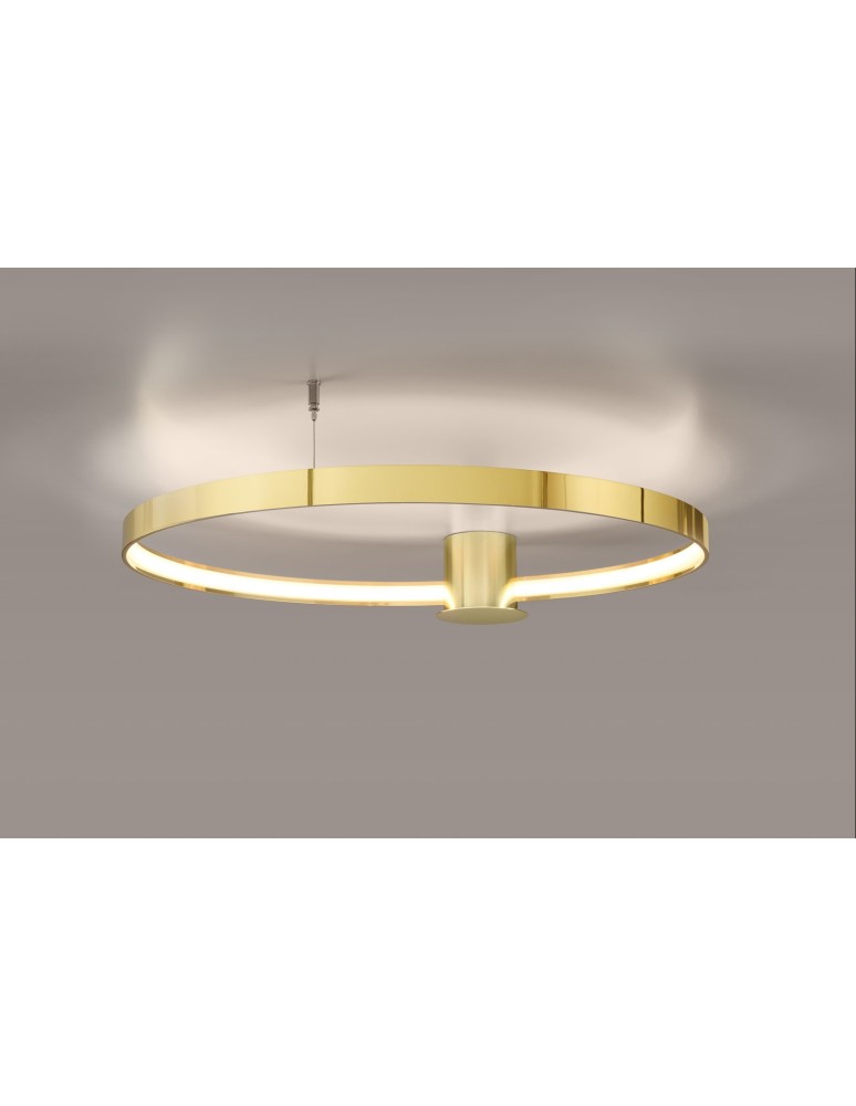 Ring ceiling lamps - Thoro Plafond RIO 78 glossy gold LED 3000K TH.252 - product kolory-swiatla.pl 3