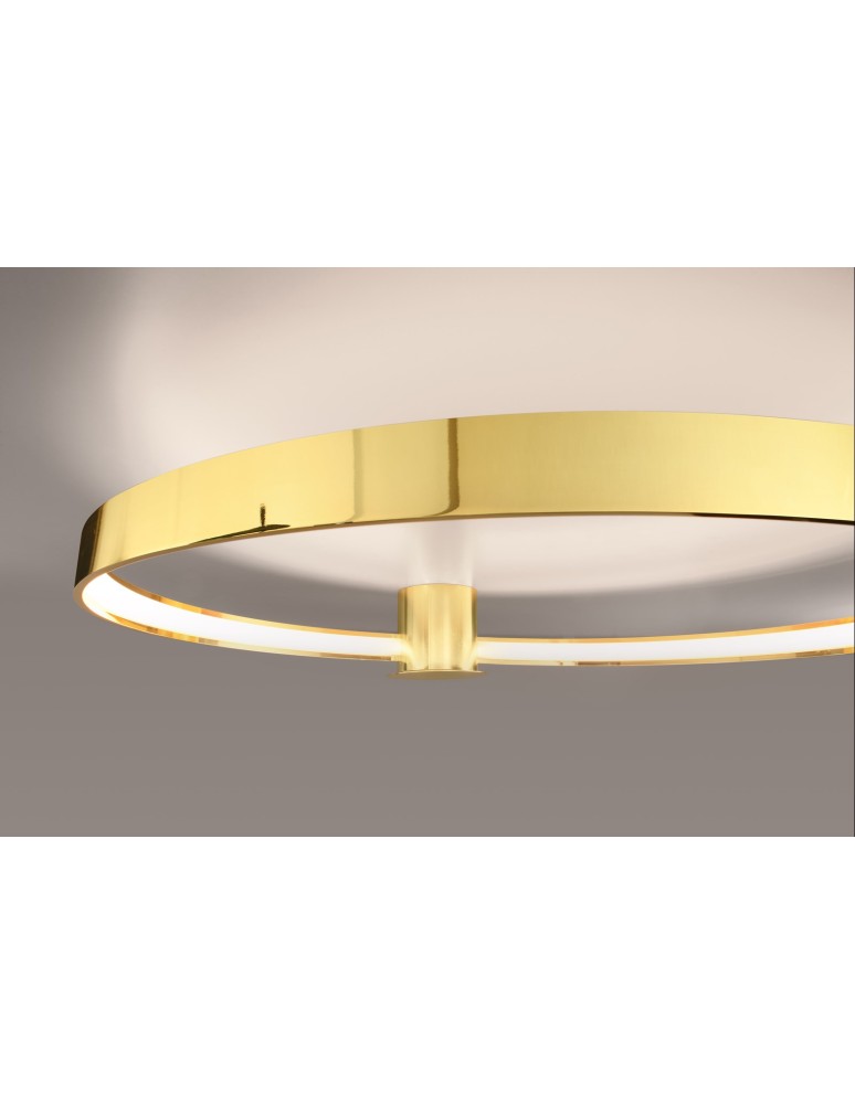 Ring ceiling lamps - Thoro Plafond RIO 78 glossy gold LED 3000K TH.252 - product kolory-swiatla.pl 5