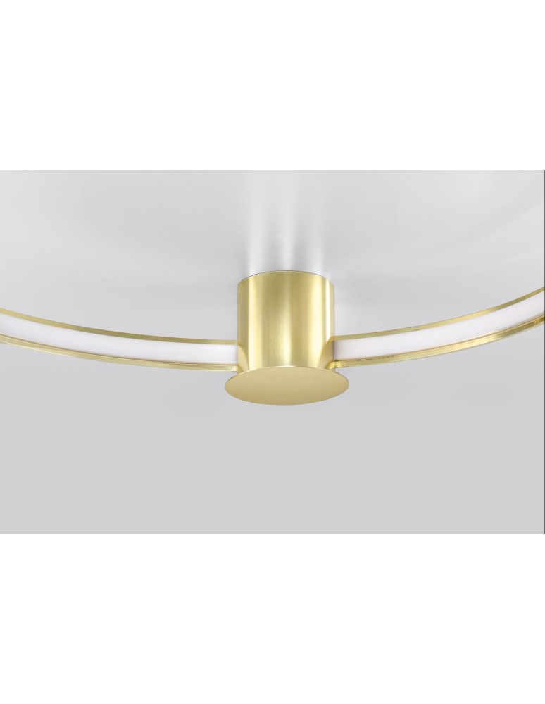 Ring ceiling lamps - Thoro Plafond RIO 78 glossy gold LED 3000K TH.252 - product kolory-swiatla.pl 6