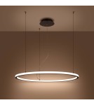 Pendant lamps circles - Thoro Chandelier RISA 90 black LED 3000K TH.275 - product 3