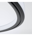 Pendant lamps circles - Thoro Chandelier RISA 90 black LED 3000K TH.275 - product 4