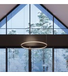 Pendant lamps circles - Thoro Chandelier RISA 90 black LED 3000K TH.275 - product 12