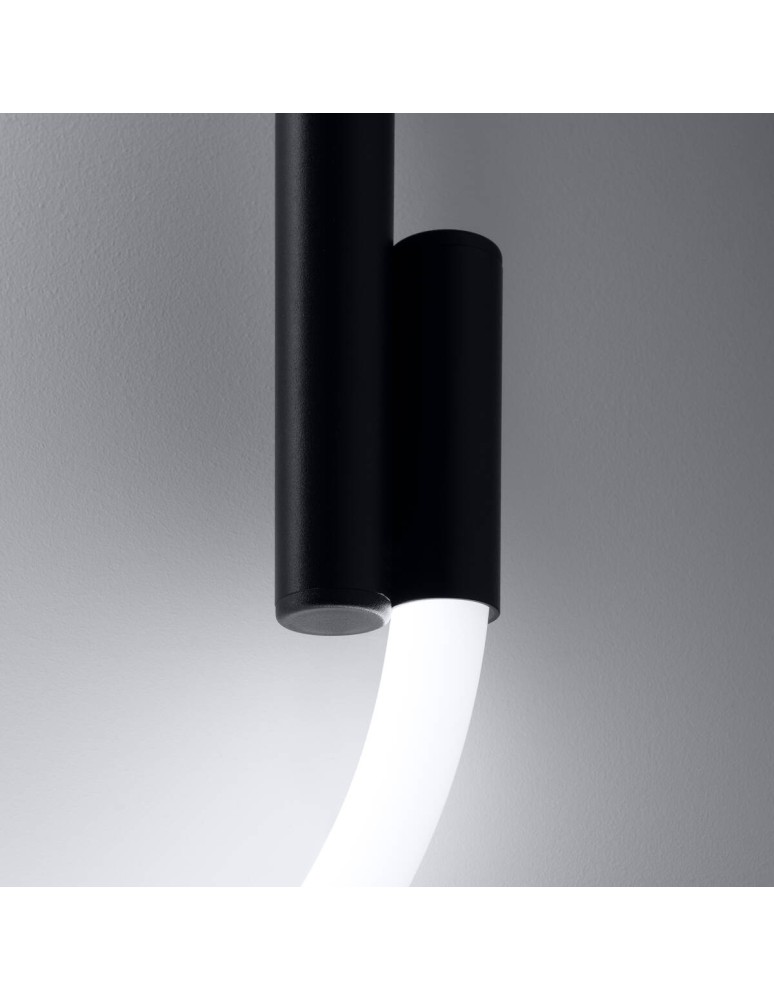 LED wall lamps - Thoro Wall lamp GALAKSE black LED 2700-6500K TH.281 - product kolory-swiatla.pl 7