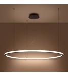 Pendant lamps circles - Thoro Chandelier RISA 120 black LED 3000K TH.276 - product 3