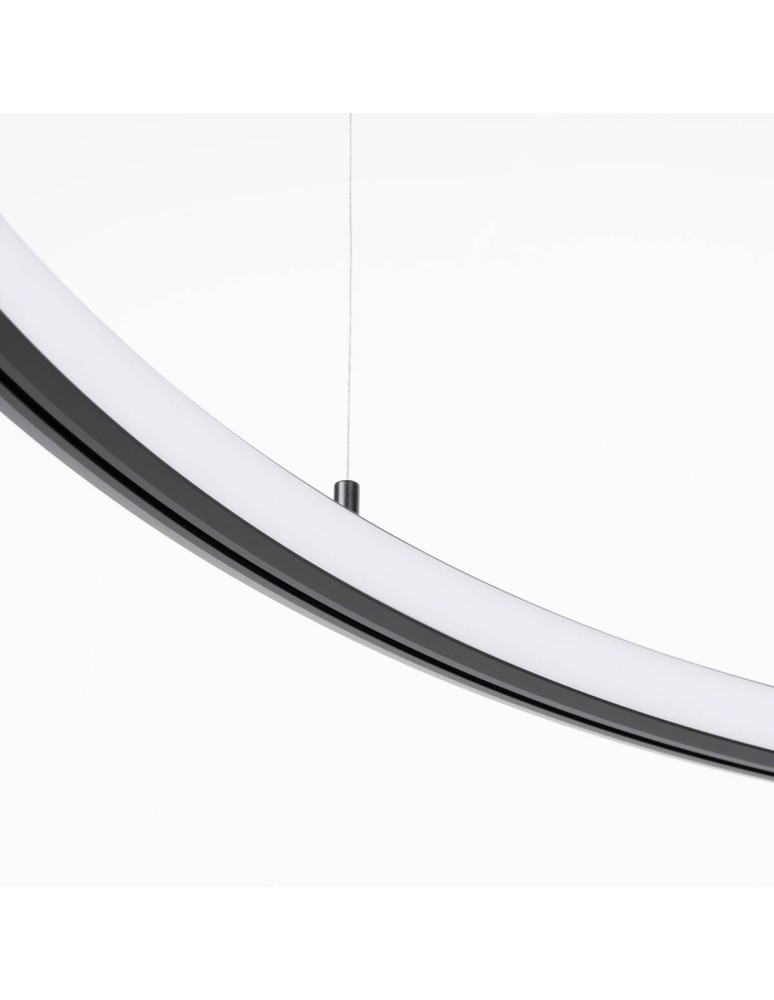 Pendant lamps circles - Thoro Chandelier RISA 120 black LED 3000K TH.276 - product kolory-swiatla.pl 4