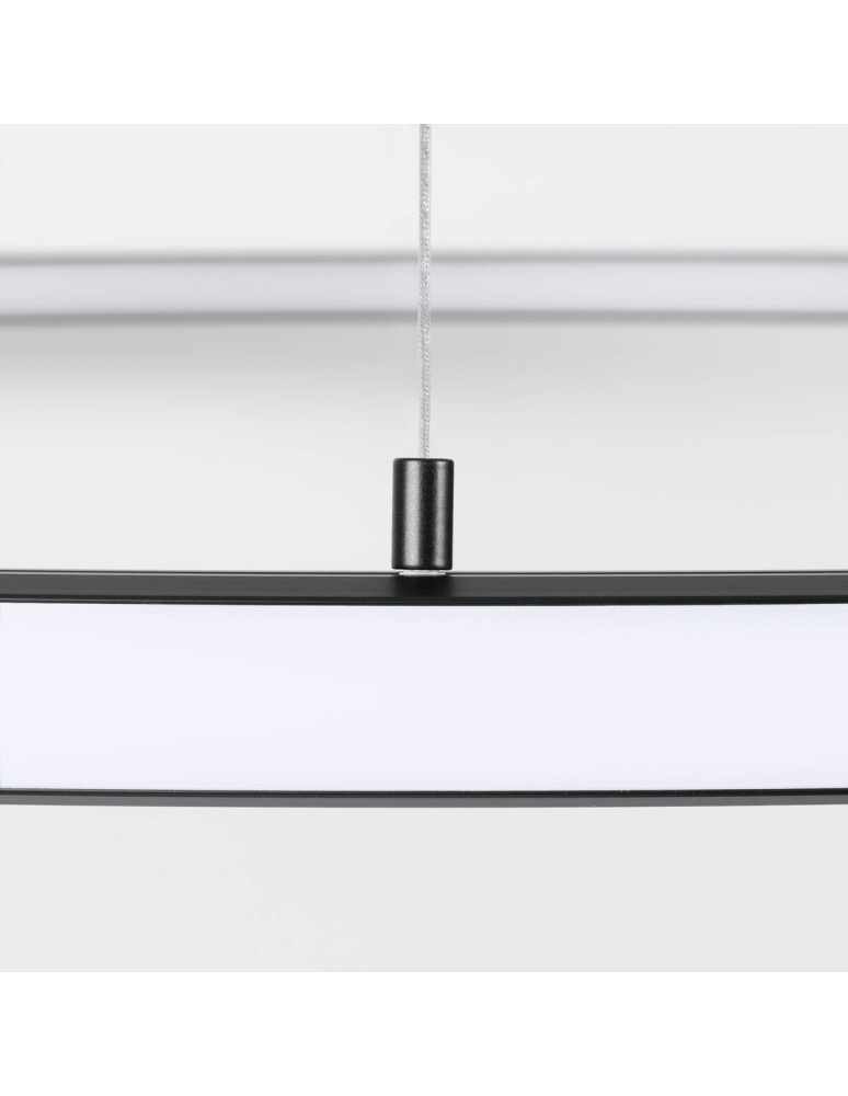 Pendant lamps circles - Thoro Chandelier RISA 120 black LED 3000K TH.276 - product kolory-swiatla.pl 6