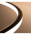 Pendant lamps circles - Thoro Chandelier RISA 120 black LED 3000K TH.276 - product 7