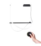 Pendant lamps over the island - Thoro GALAKSE 84 pendant lamp black LED 2700-6500K TH.279 - product 1