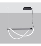 Pendant lamps over the island - Thoro GALAKSE 84 pendant lamp black LED 2700-6500K TH.279 - product 2