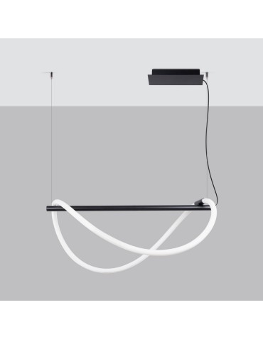 Thoro Lampa wisząca GALAKSE 84 czarna LED 2700-6500K TH.279 - produkt 2