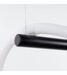 Pendant lamps over the island - Thoro GALAKSE 84 pendant lamp black LED 2700-6500K TH.279 - product 4