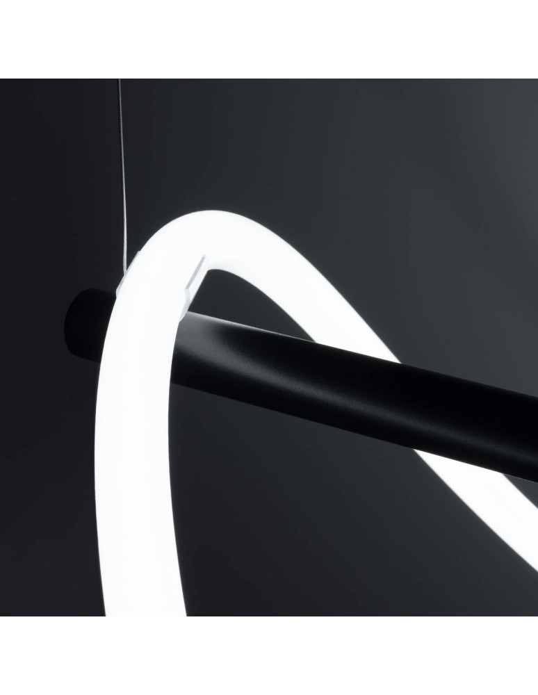 Pendant lamps over the island - Thoro GALAKSE 84 pendant lamp black LED 2700-6500K TH.279 - product kolory-swiatla.pl 5