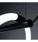 Pendant lamps over the island - Thoro GALAKSE 84 pendant lamp black LED 2700-6500K TH.279 - product 6