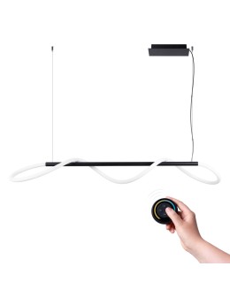 Thoro Lampa wisząca GALAKSE 148 czarna LED 2700-6500K TH.280