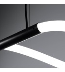 Pendant lamps over the island - Thoro GALAKSE 148 pendant lamp black LED 2700-6500K TH.280 - product 7