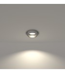 Round flush-mounted lamps - Nowodvorski MONO SLIDE Flush Mounted Spot Max wattage 10W only LED GU10 White 10796 - product 2