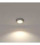 Round flush-mounted lamps - Nowodvorski MONO SLIDE Flush Mounted Spot Max wattage 10W only LED GU10 White 10797 - product 2