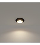 Round flush-mounted lamps - Nowodvorski MONO SLIDE Flush Mounted Spot Max wattage 10W only LED GU10 Satin Gold 10800 - product 2