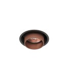 Round flush-mounted lamps - Nowodvorski MONO SLIDE Flush Mounted Spot Max wattage 10W only LED GU10 Satin Copper 10801 - product 1