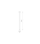 Round flush-mounted lamps - Nowodvorski LASER 750 Spot Flush Mounted Max wattage 10W only LED G9 Satin Chocolate 10912 - product 3