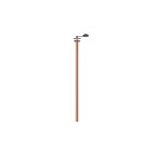 Round flush-mounted lamps - Nowodvorski LASER 750 Spot Flush Mounted Max wattage 10W only LED G9 Satin Copper 10911 - product 2