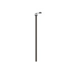 Round flush-mounted lamps - Nowodvorski LASER 900 Spot Flush Mounted Max wattage 10W only LED G9 Black 10913 - product 2