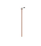 Round flush-mounted lamps - Nowodvorski LASER 900 Spot Flush Mounted Max wattage 10W only LED G9 Satin Copper 10916 - product 2