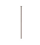 Round flush-mounted lamps - Nowodvorski LASER 1100 Spot Flush Mounted Max wattage 10W only LED G9 Satin Chocolate 10923 - product 1