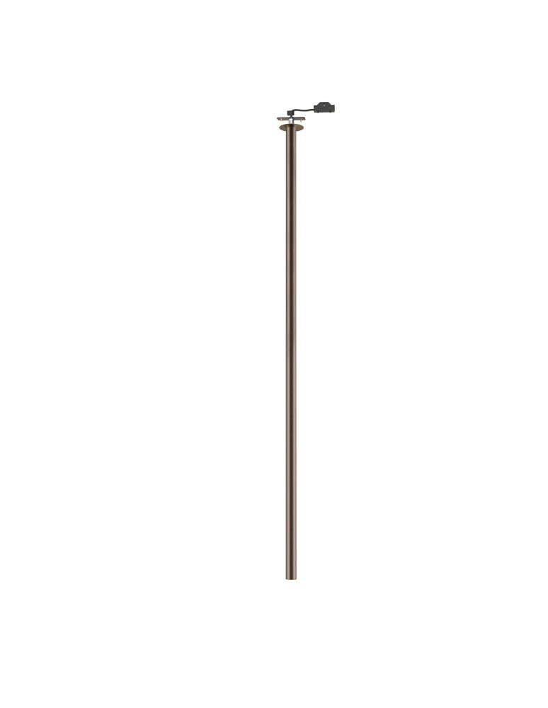 Round flush-mounted lamps - Nowodvorski LASER 1100 Spot Flush Mounted Max wattage 10W only LED G9 Satin Chocolate 10923 - product kolory-swiatla.pl 2