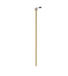 Round flush-mounted lamps - Nowodvorski LASER 1100 Spot Flush Mounted Max wattage 10W only LED G9 Satin Gold 10921 - product 2