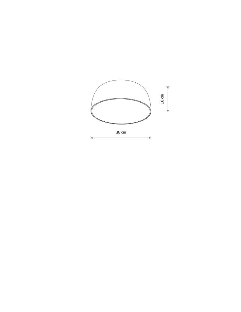 Round Plafonds - Nowodvorski SATELLITE S Ceiling Plafond Max power 25W only LED E27 Grey 8014 - product kolory-swiatla.pl 2