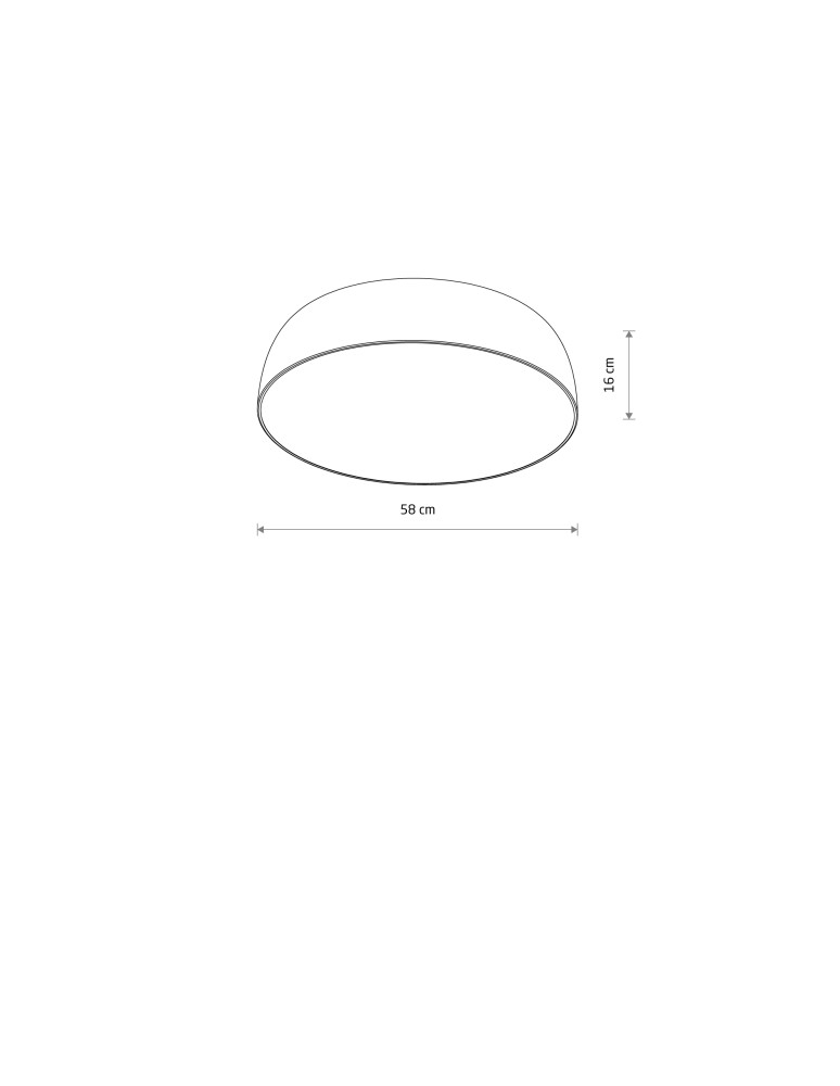 Round Plafonds - Nowodvorski SATELLITE M Ceiling Plafond Max power 25W only LED E27 Grey 8018 - product kolory-swiatla.pl 2