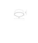 Plafonds with motion sensor - Nowodvorski SATELLITE S SENSOR Ceiling Plafond Max power 25W only LED E27 White 8011 - product 2