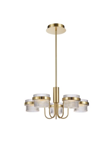 ITALUX Tiara Pendant Sandblasted Gold with Gloss 5xLED 40W PND-77362-5-40W-GD