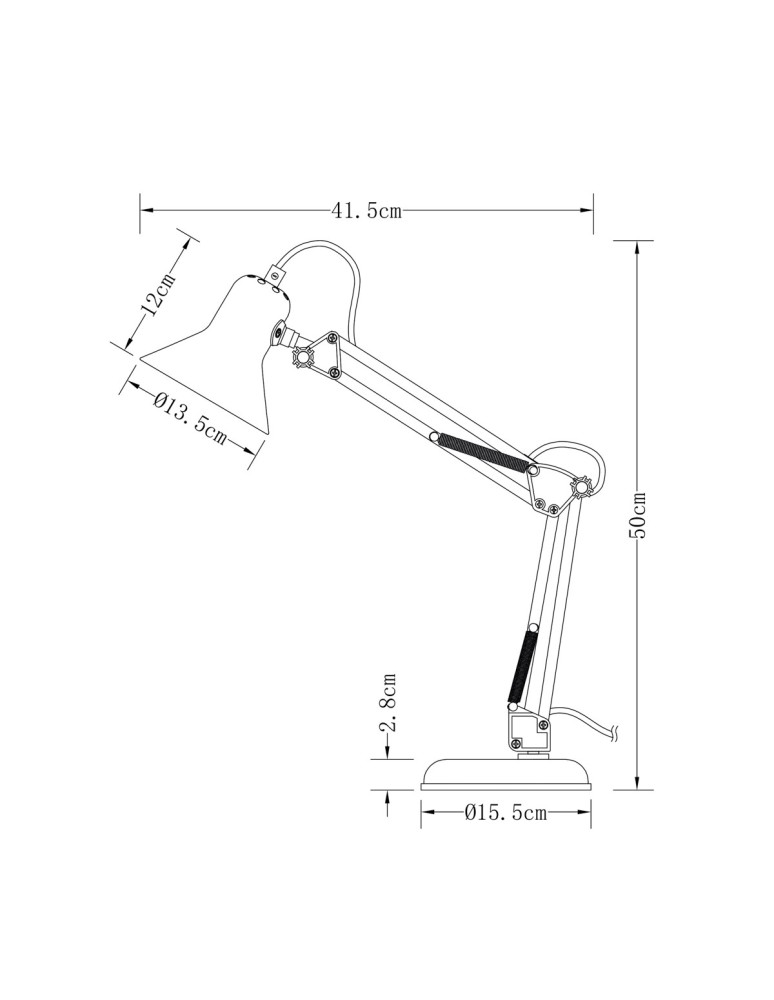 Desk lamps - ITALUX Tiago Table/nightstand White 1xGU10 TB-29743-BG - product kolory-swiatla.pl 2
