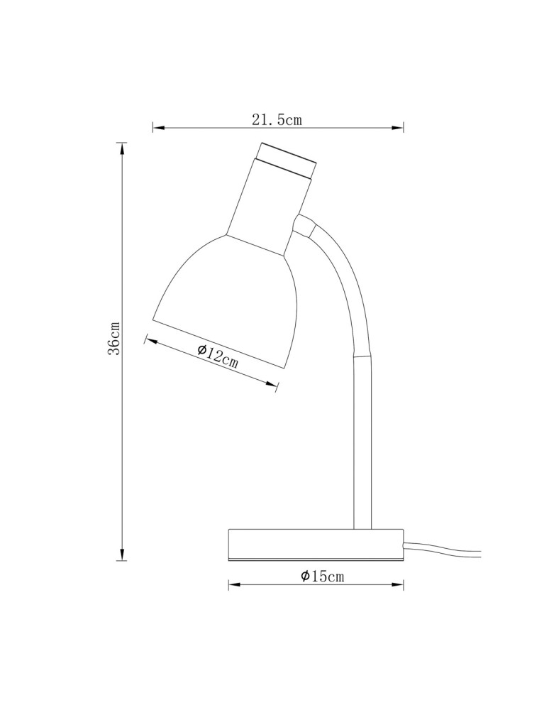Children's table lamps - ITALUX Senza Table/nightstand Orange 1xE27 TB-37263-OG - product kolory-swiatla.pl 2