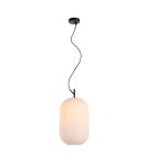 Scandinavian style pendant lamps - ITALUX Rues Pendant Black matte 1xE27 PND-64536D-L-BL-OPA - product 1