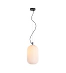 Scandinavian style pendant lamps - ITALUX Rues Pendant Black matte 1xE27 PND-64536C-M-BL-OPA - product 1