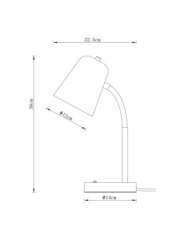 ITALUX Prato Stołowa/Nocna 1xE27 TB-37643-BK - produkt 2