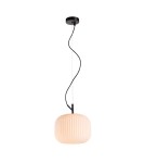 Scandinavian style pendant lamps - ITALUX Rues Pendant Black matte 1xE27 PND-64536A-M-BL-OPA - product 1