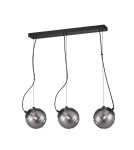 Pendant lamps on a strip - ITALUX Perona Pendant Black matte 3xG9 PND-92389-3L-BK - product 1