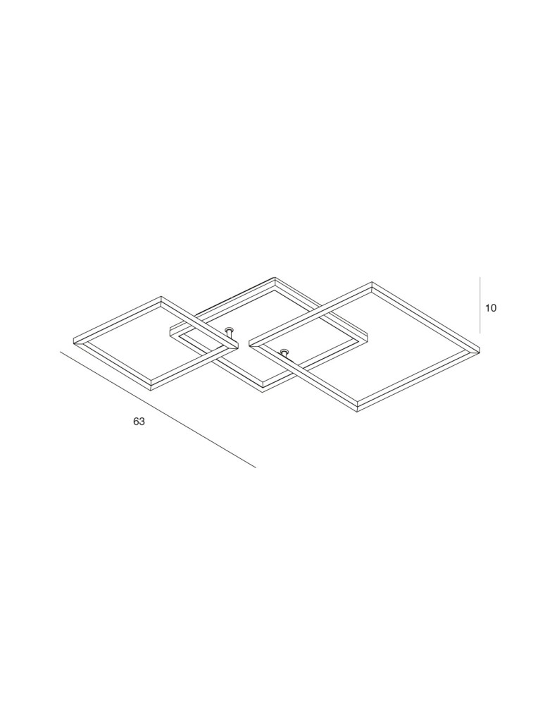 LED ceiling lamps - ITALUX Noris Plafond Black Sandblasted 2xLED 38W Warm White PLF-82738-38W-WO - product kolory-swiatla.pl 3