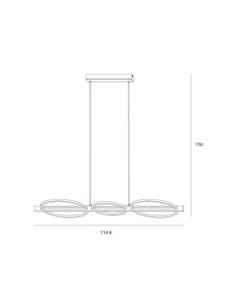ITALUX Natano Wisząca 3xLED 38W 3000K PND-55362-40W-WO - produkt 2