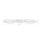 LED ceiling lamps - ITALUX Natano Plafond Black Sandblasted 3xLED 38W Warm White PLF-55362-40W-WO - product 2