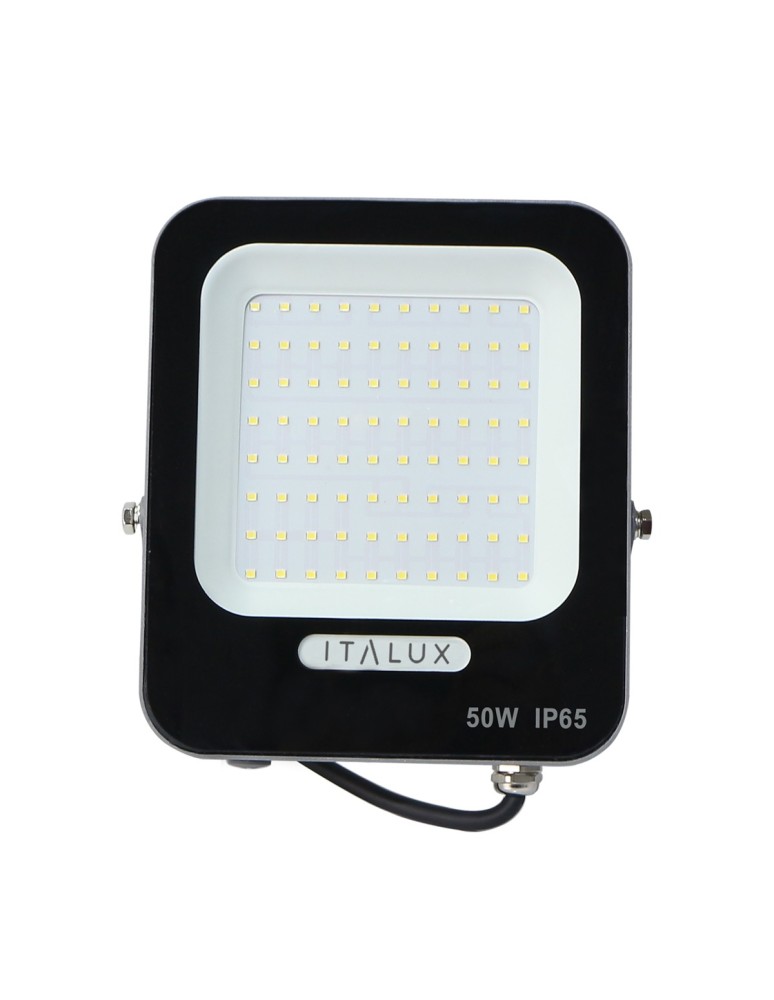Outdoor floodlights / halopacks - ITALUX Korta Floodlight Gray IP65 1xLED 50W Neutral White FD-27253-50W - product kolory-swiatla.pl 2