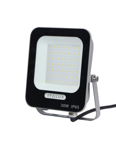 ITALUX Korta Floodlight Gray IP65 1xLED 30W Neutral White FD-27253-30W
