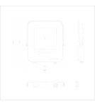 Outdoor floodlights / halopacks - ITALUX Korta Floodlight Gray IP65 1xLED 50W Neutral White FD-27253-50W - product 5