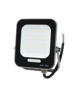 ITALUX Korta Floodlight Gray IP65 1xLED 20W Neutral White FD-27253-20W